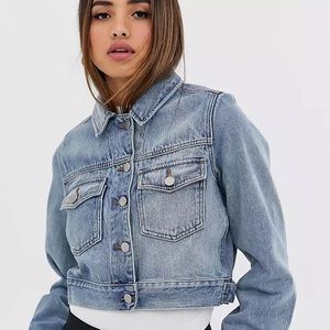 ASOS Cropped Denim Jacket